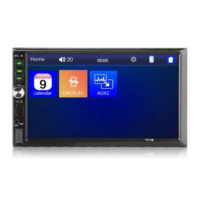 7012B 7 inch 2 Din Car MP5 Player Multimedia support USB SD TF Mirror Link car stereo with rear view camera