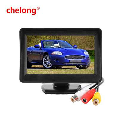 24bits RGB Interface 4.3 Inch Car Rearview LCD Monitor